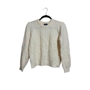 Scoop Kids Cable Knit Sweater Size XL Cream Soft Comfy